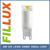 Żarówka LED G9 230V 4W 380lm LENS