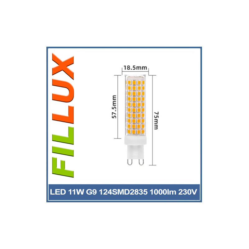 Żarówka LED G9 230V 11W 1000lm