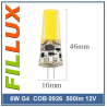 LED G4 12V AC/DC 6W COB 500lm