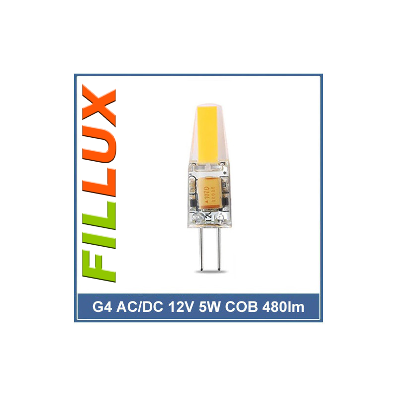 Żarówka LED G4 12V AC/DC 5W COB 480lm